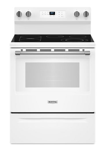 Maytag 30-Inch Wide Electric Range With No Preheat Air Fry and Air Baking - 5.3 cu. ft. MFES6030RW