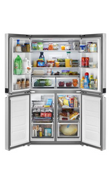 Whirlpool 36-inch Wide Counter Depth 4 Door Refrigerator - 19.4 cu. ft. WRQA59CNKZ