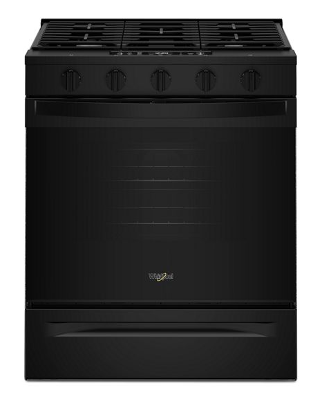 Whirlpool 30-inch Gas Range with Air Cooking Technology WSGS5030SB