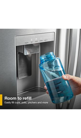 Whirlpool 36-Inch French Door Refrigerator with In-Door Water and Ice Maker - 30 cu. ft. WRFF3536SW