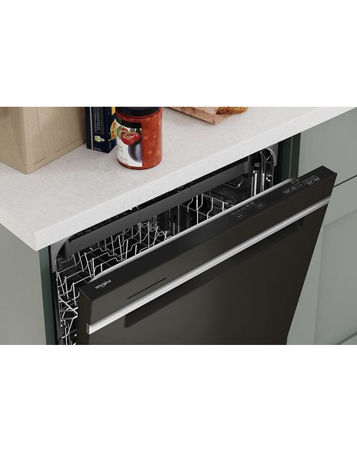Whirlpool® 24-Inch Top Control Dishwasher with Total Coverage Wash and Auto Open Air Dry in Fingerprint Resistant Stainless Steel WDPS7024RV