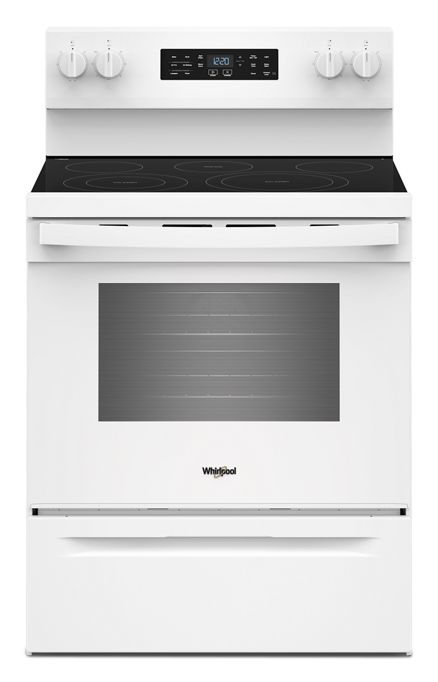 Whirlpool 30-inch Electric Range with Air Cooking Technology WFES5730SW