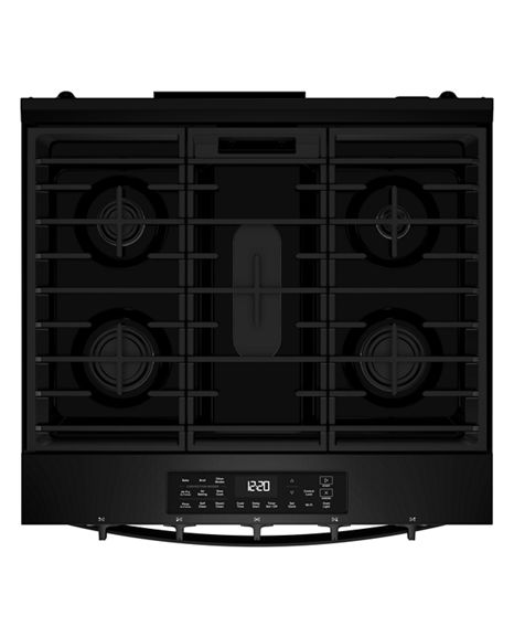 Whirlpool 30-inch Gas Range with Air Cooking Technology WSGS5030SB