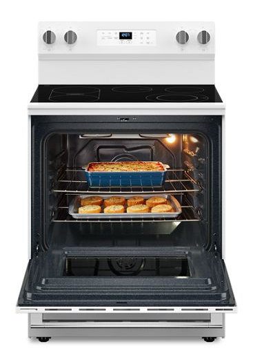 Maytag 30-Inch Wide Electric Range With No Preheat Air Fry and Air Baking - 5.3 cu. ft. MFES6030RW