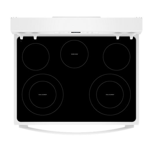 Whirlpool 30-inch Electric Range with Steam Clean WFES3330RW