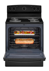 Amana® 30-inch Electric Range with Easy-Clean Glass Door ACR4203MNB