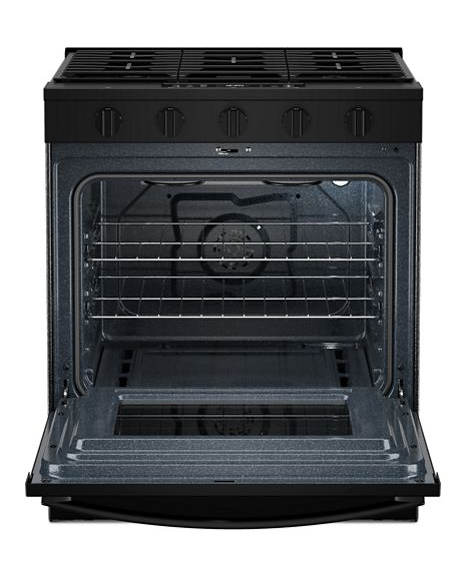 Whirlpool 30-inch Gas Range with Air Cooking Technology WSGS5030SB