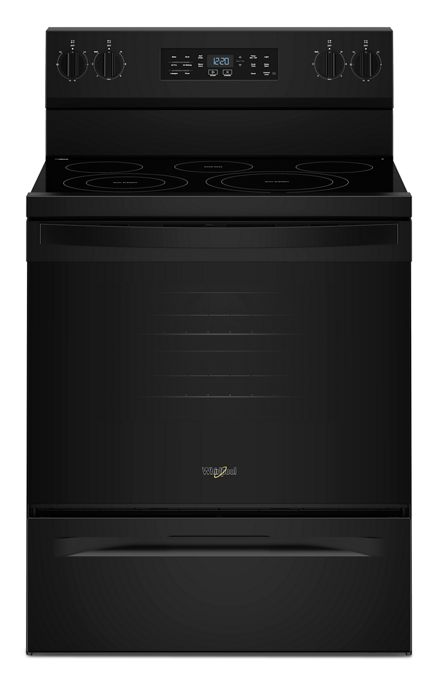 Whirlpool 30-inch Electric Range with Air Cooking Technology WFES5730SB