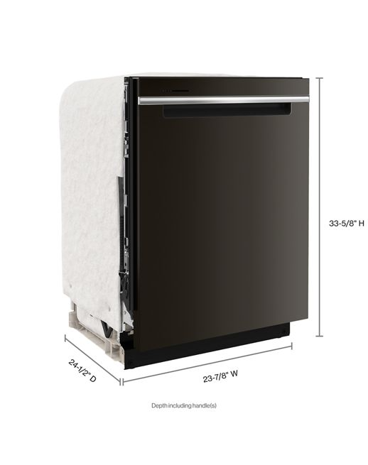 Whirlpool® 24-Inch Top Control Dishwasher with Total Coverage Wash and Auto Open Air Dry in Fingerprint Resistant Stainless Steel WDPS7024RV