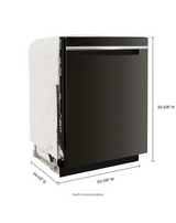 Whirlpool® 24-Inch Top Control Dishwasher with Total Coverage Wash and Auto Open Air Dry in Fingerprint Resistant Stainless Steel WDPS7024RV