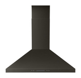 Whirlpool 30" Chimney Wall Mount Range Hood with Dishwasher-Safe Grease Filters WVW93UC0LV-Black Stainless