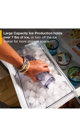 Whirlpool® 30 Cu. Ft. Family-Sized Capacity French Door Refrigerator with Flexible Temperature Drawer WRMF3336SW