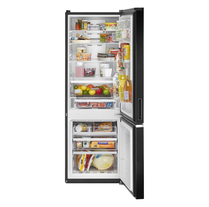 Whirlpool 24-inch Wide Bottom-Freezer Refrigerator - 12.7 cu. ft. WRB533CZJB