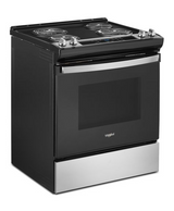 Whirlpool 4.8 Cu. Ft. Electric Range with Frozen Bake Technology WEC310S0LS-Stainless Steel