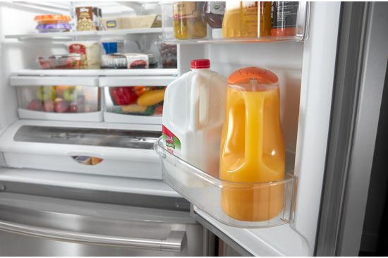 Maytag® 36 Inch Wide French Door Bottom Mount Refrigerator with Max Cool Setting - 25 Cu. Ft. MRFF4136RZ