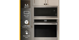 Whirlpool 1.1 cu. ft. Built-In Microwave with Slim Trim Kit - 14" Height WMT50011KS