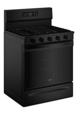 Whirlpool 30-inch Gas Range with Air Cooking Technology WFGS5730SB