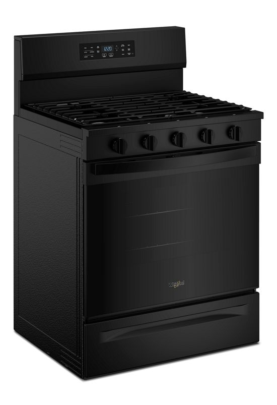 Whirlpool 30-inch Gas Range with Air Cooking Technology WFGS5730SB