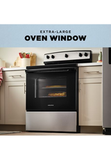 Amana® 30-Inch Electric Range with Extra-Large Oven Window AFCS2530TW