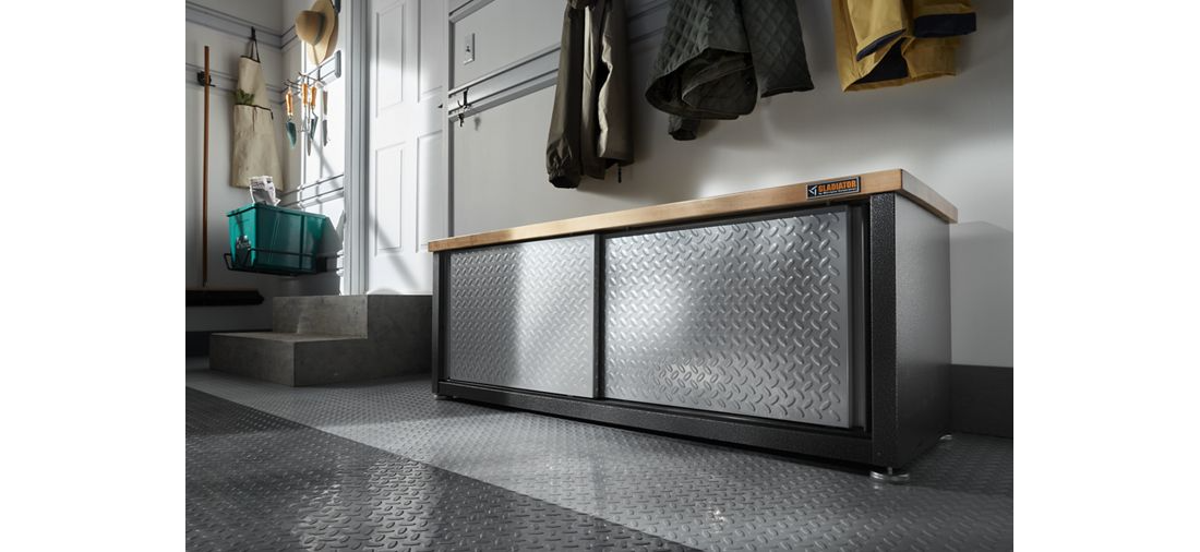 Gladiator Ready-to-Assemble Storage Shoe Bench GAGB54SBJG