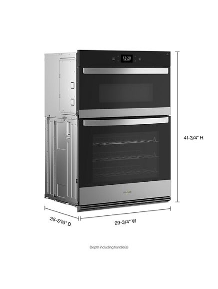 Whirlpool 5.0 Cu. Ft. Wall Oven Microwave Combo with Air Fry WOEC7030PZ