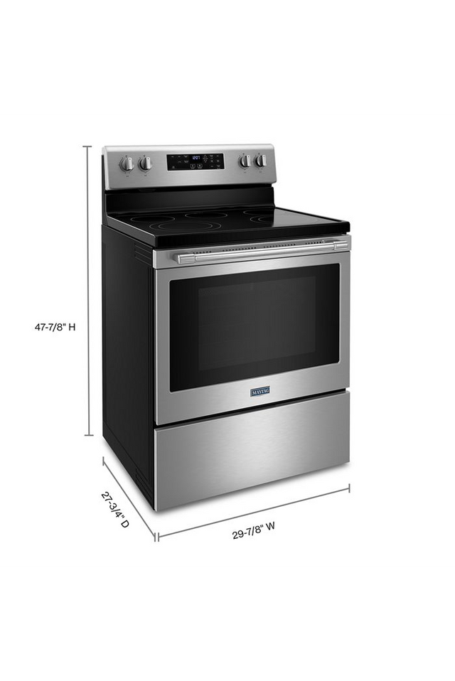 Maytag Electric Range with Air Fryer and Basket - 5.3 cu. ft. MER7700LZ