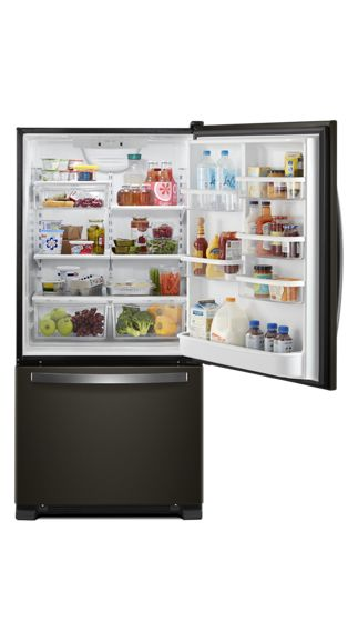 Whirlpool 33-inches wide Bottom-Freezer Refrigerator WRB322DMHV