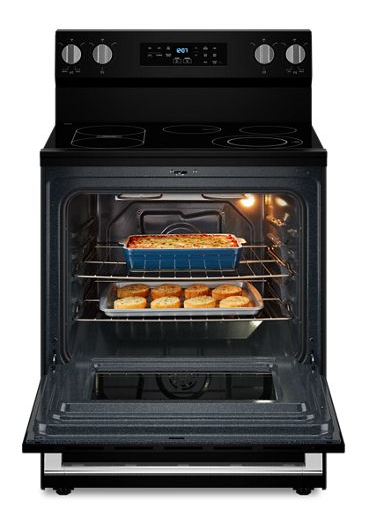 Maytag 30-Inch Wide Electric Range With No Preheat Air Fry and Air Baking - 5.3 cu. ft. MFES6030RB