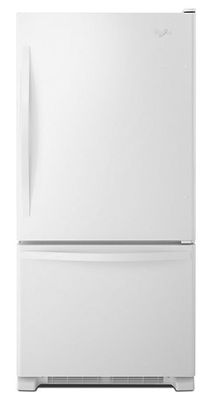 Whirlpool 33-inches wide Bottom-Freezer Refrigerator WRB322DMBW