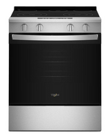 Whirlpool 30-inch Electric Smart Range with Air Cooking Technology and Steam Clean WSES4530TS