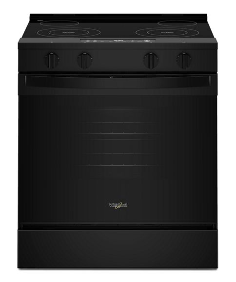 Whirlpool 30-inch Electric Range with No Preheat and Slow Cook Modes WSES3130SB