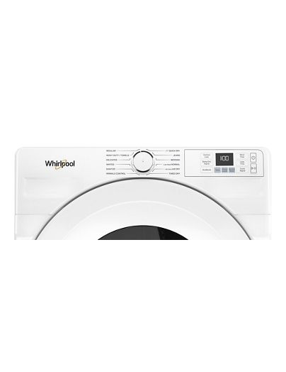 Whirlpool 7.4 cu. ft. Smart Front Load ENERGY STAR® Electric Dryer with Quick Dry WED4720RW