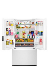 Whirlpool 36-Inch French Door Refrigerator with In-Door Water and Ice Maker - 30 cu. ft. WRFF3536SW