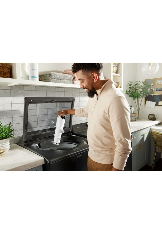 5.2–5.3 Cu. Ft. Whirlpool® Top Load Washer with Removable Agitator WTW6157PB