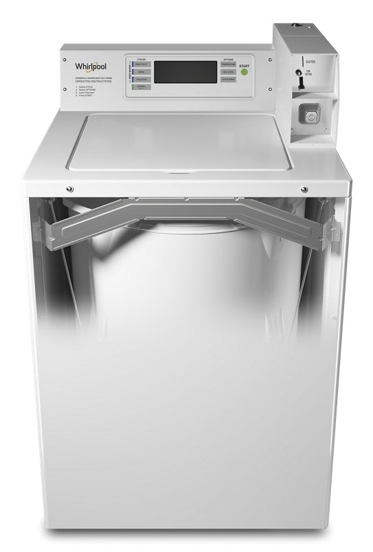 Whirlpool Commercial Top-Load Washer with Factory-Installed Coin Drop and Coin Box CAE2779JQ