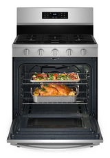 Whirlpool 30-inch Gas Range with Air Cooking Technology, No Preheat Air Fry and Air Baking and Self Clean WFGS5030RZ