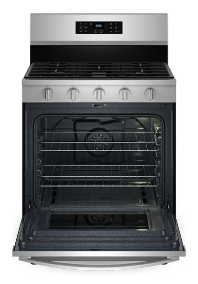 Whirlpool 30-inch Gas Range with Air Cooking Technology, No Preheat Air Fry and Air Baking and Self Clean WFGS5030RZ