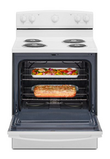 Amana® 30-inch Electric Range with Easy-Clean Glass Door ACR4203MNW