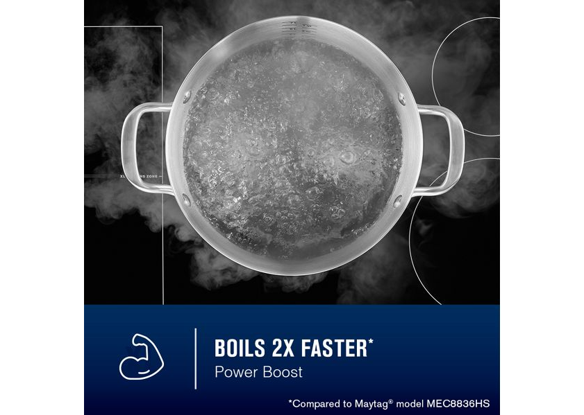 Maytag 30-Inch Wide Induction Cooktop with Power Boost MCIT8030SB
