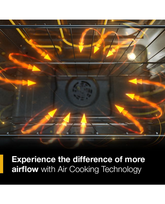 Whirlpool 30-inch Electric Smart Range with Air Cooking Technology and Steam Clean WSES4530TB