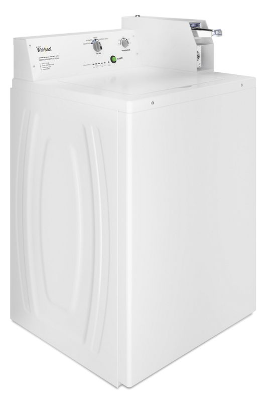 Whirlpool Commercial Gas Super-Capacity Dryer, Coin-Slide and Coin-Box CGM2745FQ