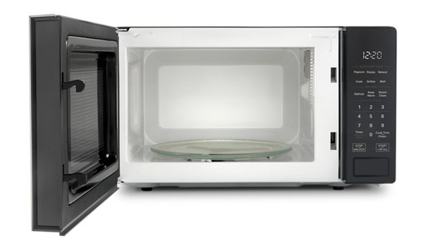 Whirlpool 0.7 cu. ft. Black Countertop Microwave With Steam Clean - 700 watt WMCS3018RB