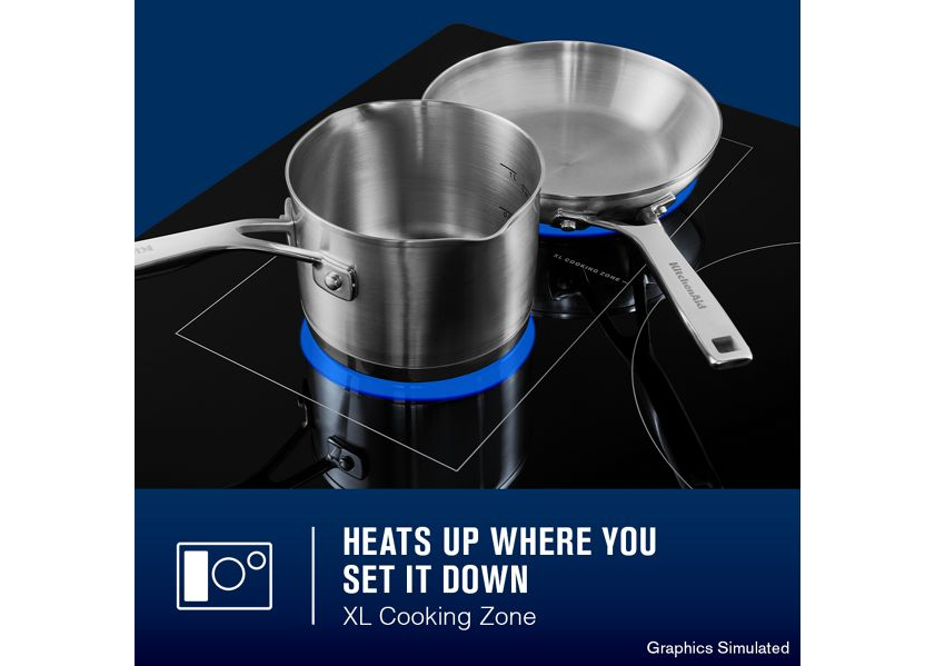 Maytag 30-Inch Wide Induction Cooktop with Power Boost MCIT8030SB