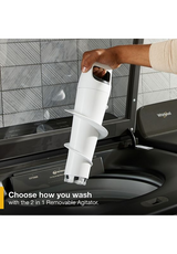 5.2–5.3 Cu. Ft. Whirlpool® Top Load Washer with Removable Agitator WTW6157PB