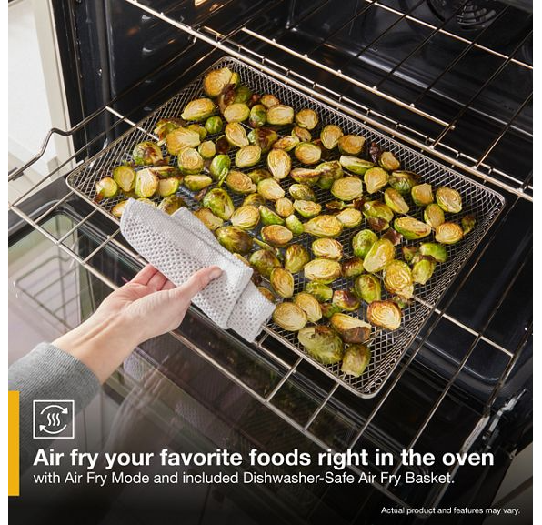 Whirlpool 5.0 Cu. Ft. Single Smart Wall Oven with Air Fry WOES7030PZ