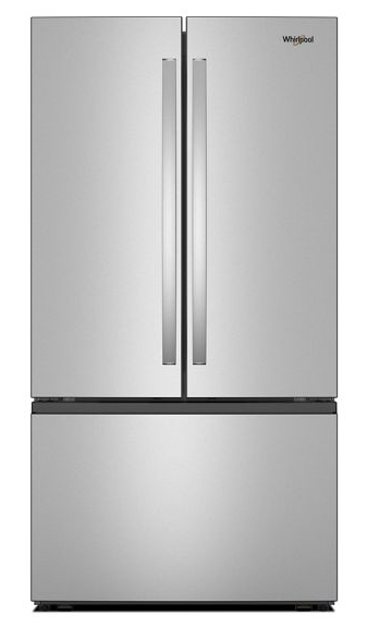 Whirlpool 36-Inch French Door Refrigerator with Interior Water Dispenser - 31 cu. ft. WRFF3336SZ