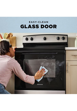 Amana® 30-Inch Electric Range with Extra-Large Oven Window AFCS2530TW