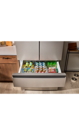 Whirlpool® 30 Cu. Ft. Family-Sized Capacity French Door Refrigerator with Flexible Temperature Drawer WRMF3336SW