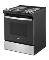 Whirlpool 4.8 Cu. Ft. Electric Range with Frozen Bake Technology WEC310S0LS-Stainless Steel