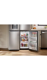 Whirlpool 36-Inch Counter Depth 4 Door Refrigerator with Ice Maker in Door WRQC7836RZ